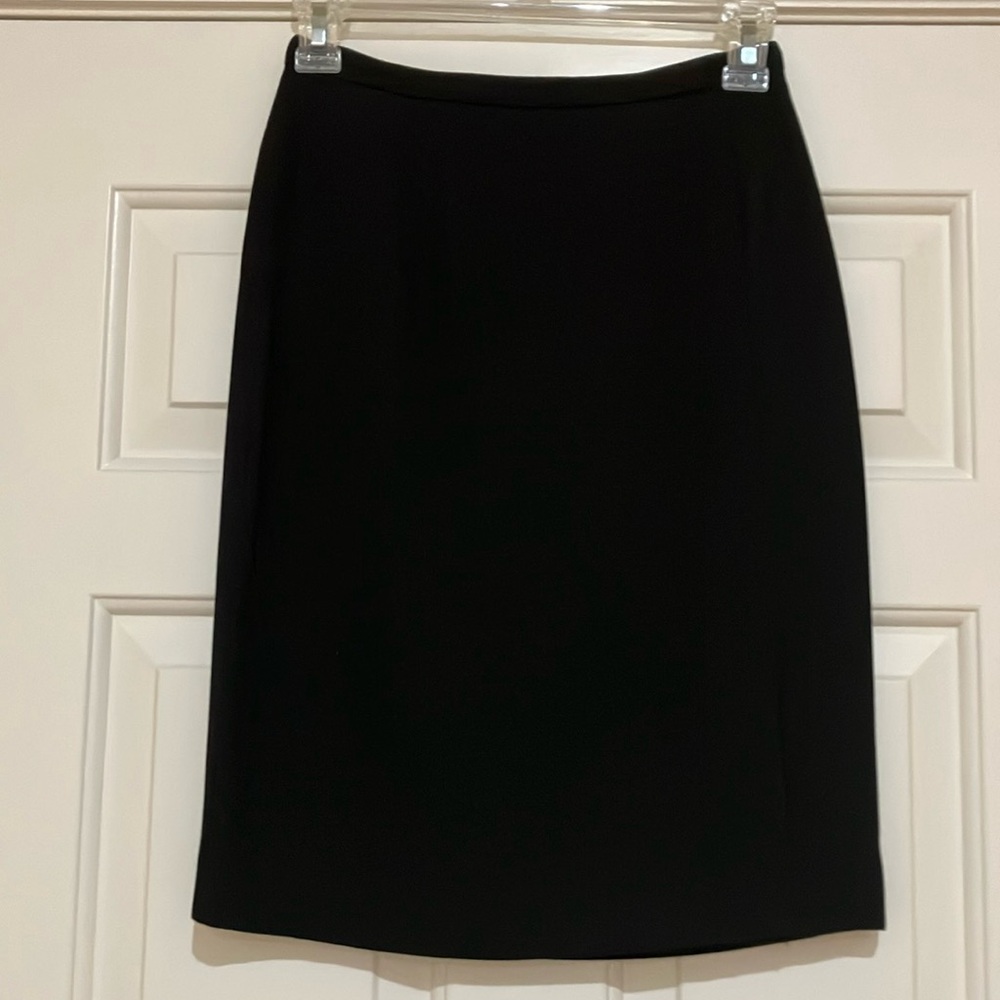Black wrap skirt